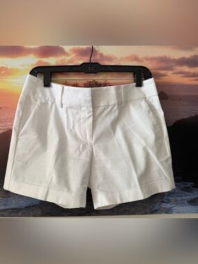 Ann Taylor Tailored White City Shorts/2
